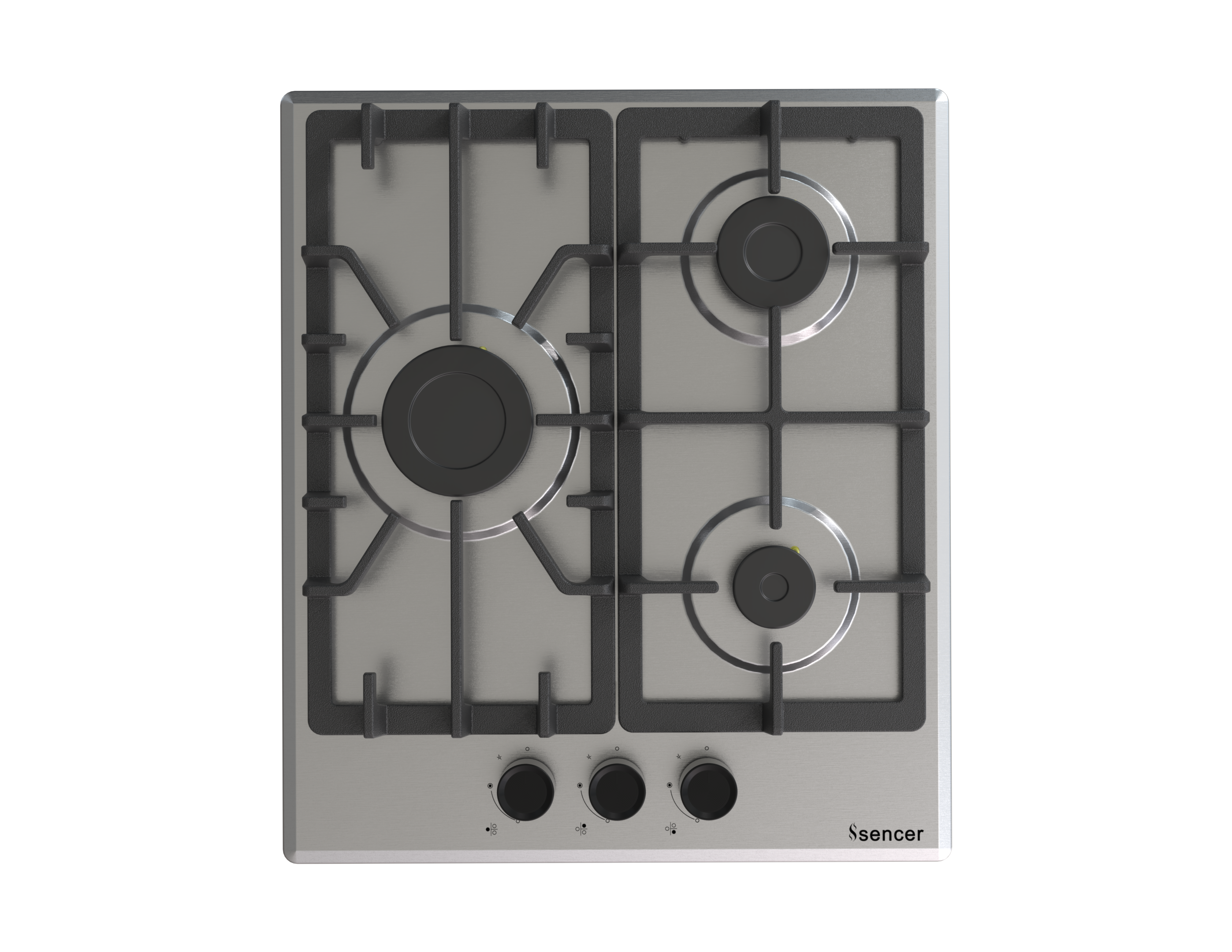 Sencer 106- Rio Basic Izgara 45 Cm Inox Ocak