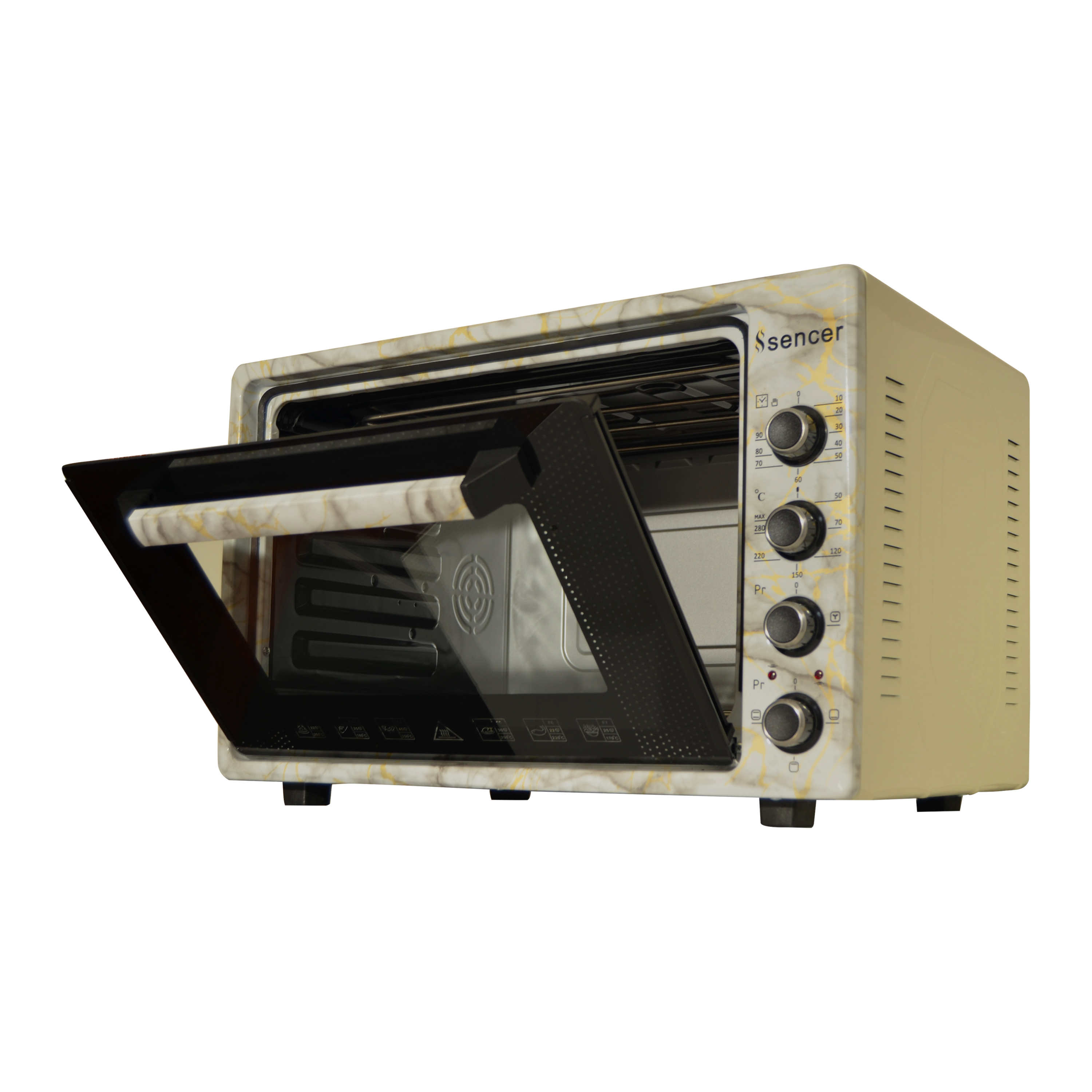 Sencer 70L Marble Pattern Oven 