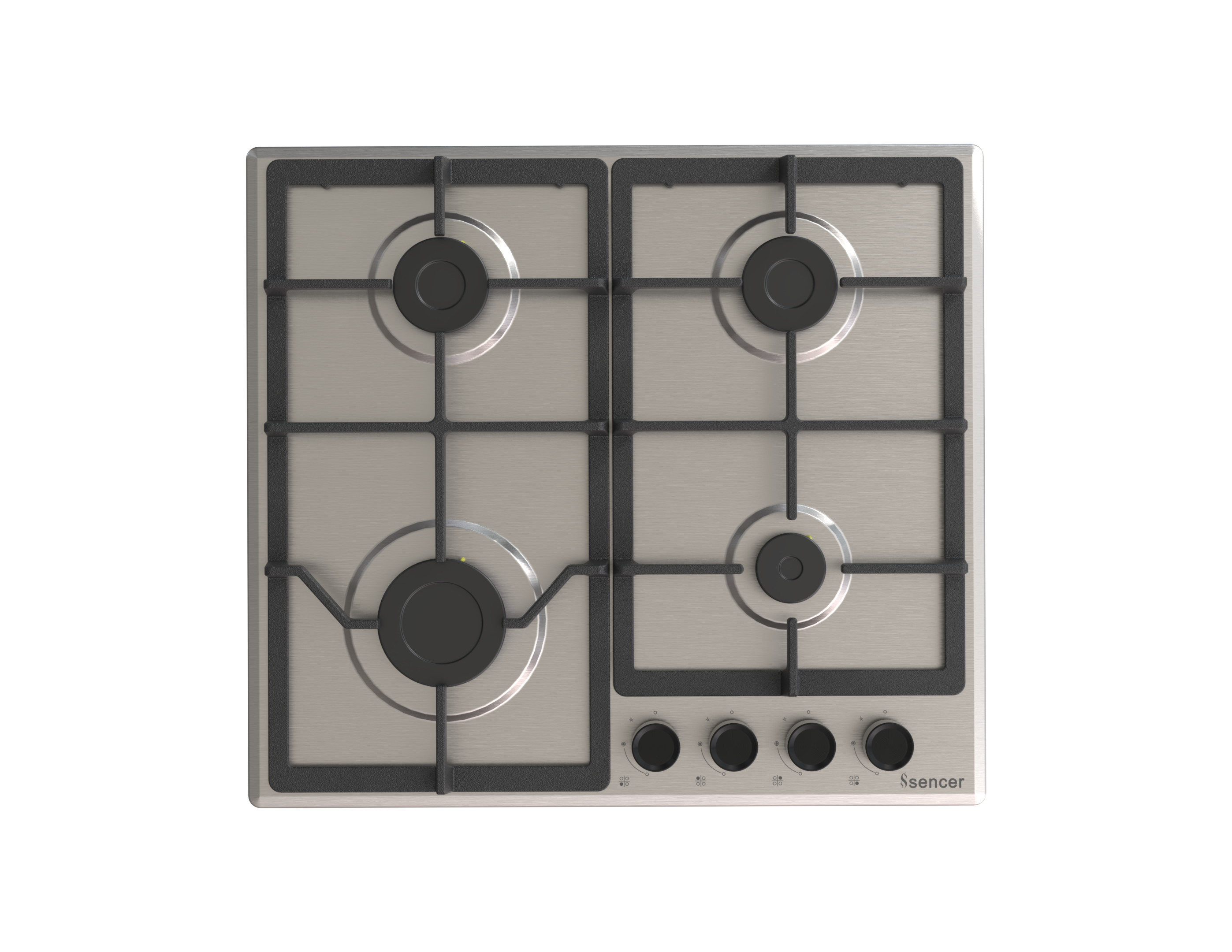 Sencer 106 - Rio 60cm Inox Gas Hob
