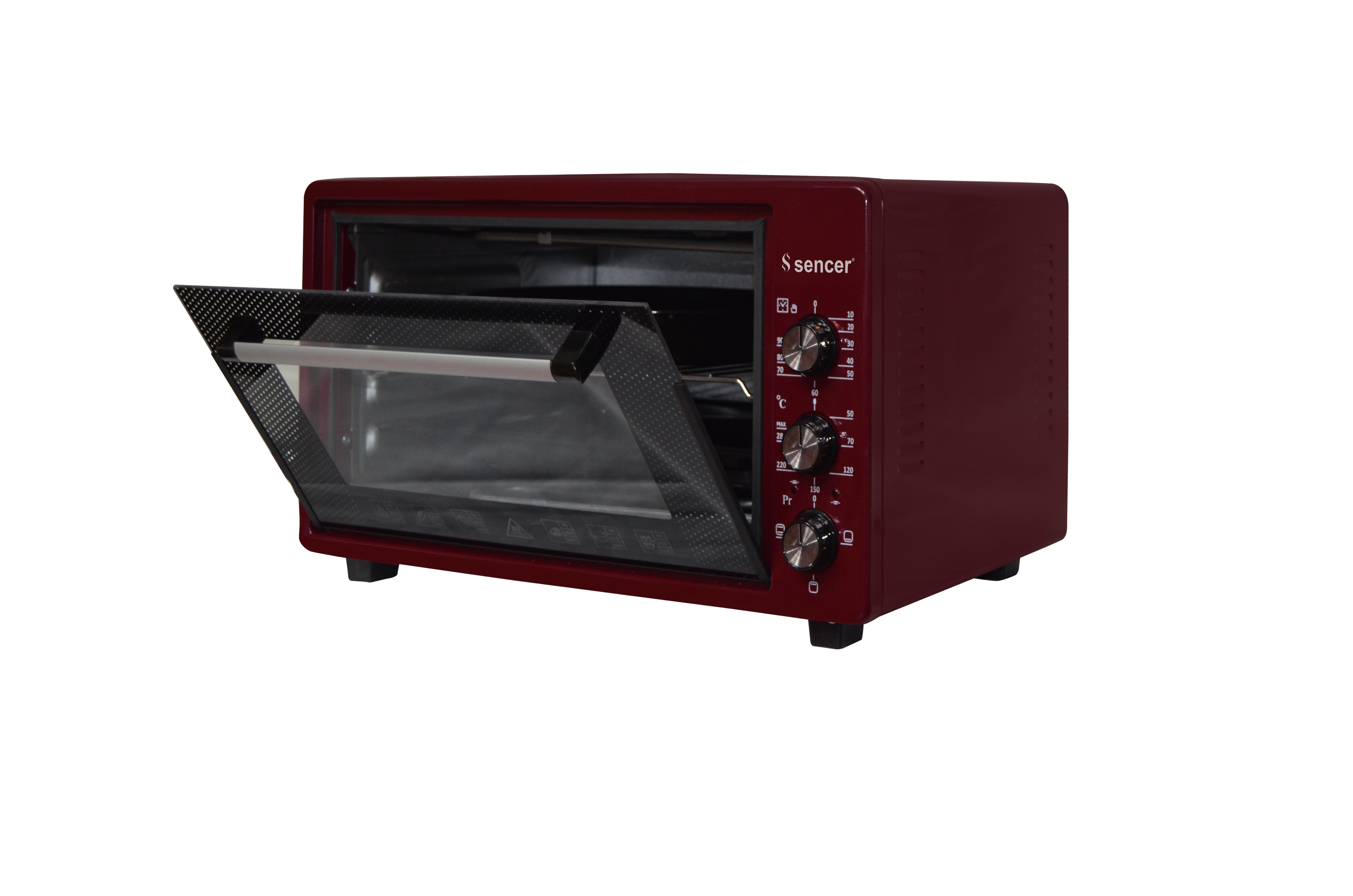 Sencer 46 Lt. Fırın Burgundy