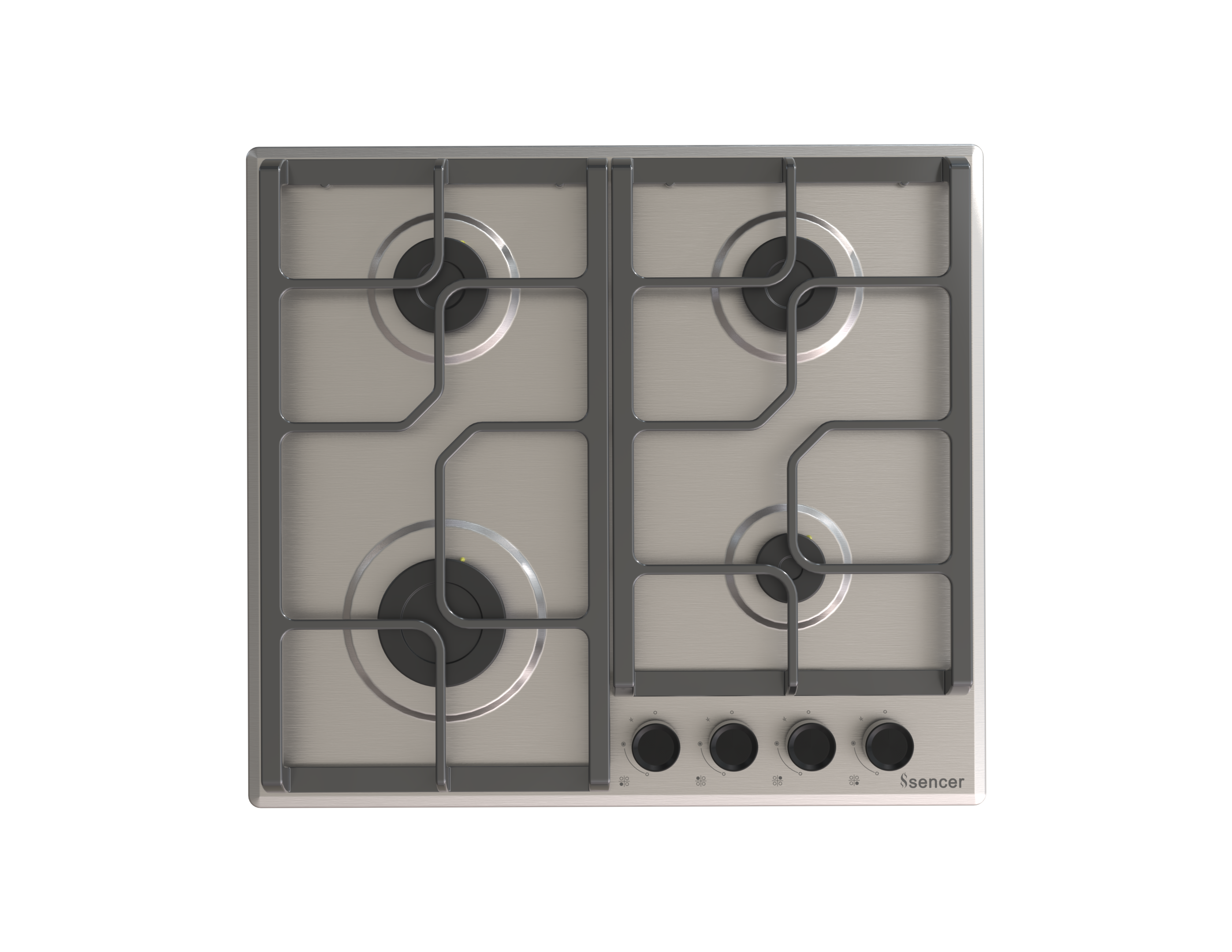 Sencer 105 - Aura 60cm Inox Gas Hob