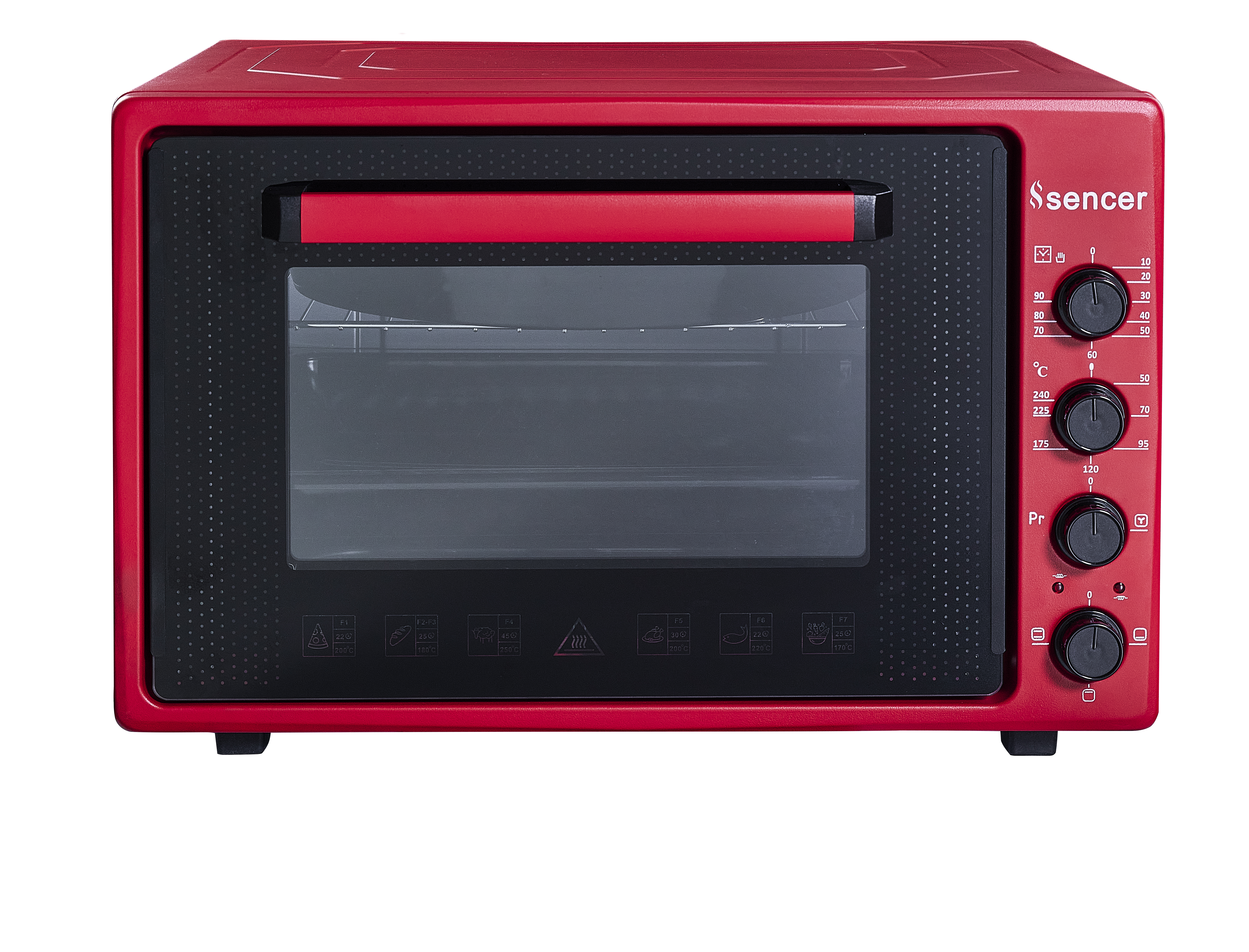 Sencer 70 Lt. Oven Burgundy